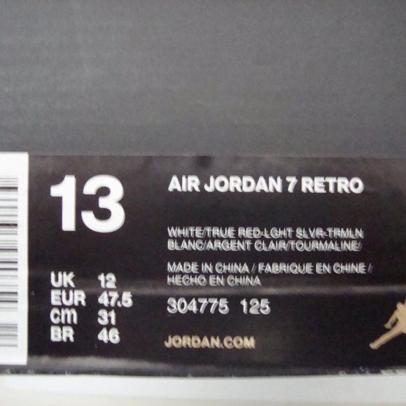 Jordan 7 Retro Hare 2015 Sneakers main image 13